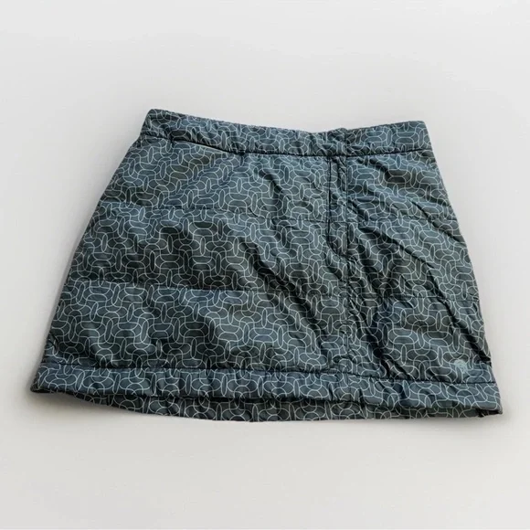 MOUNTAIN HARDWEAR Trekkin Insulated Thermal Nylon Quilted Mini Skirt Sz L - Picture 1 of 6